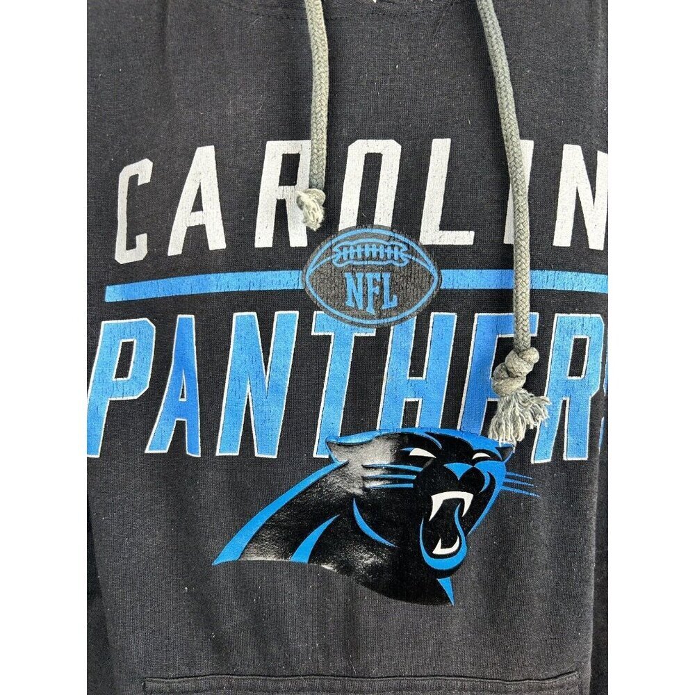 Vintage Carolina Panthers Sweatshirt Adult M Pullover Hoodie NFL Mens - Picture 2 of 6